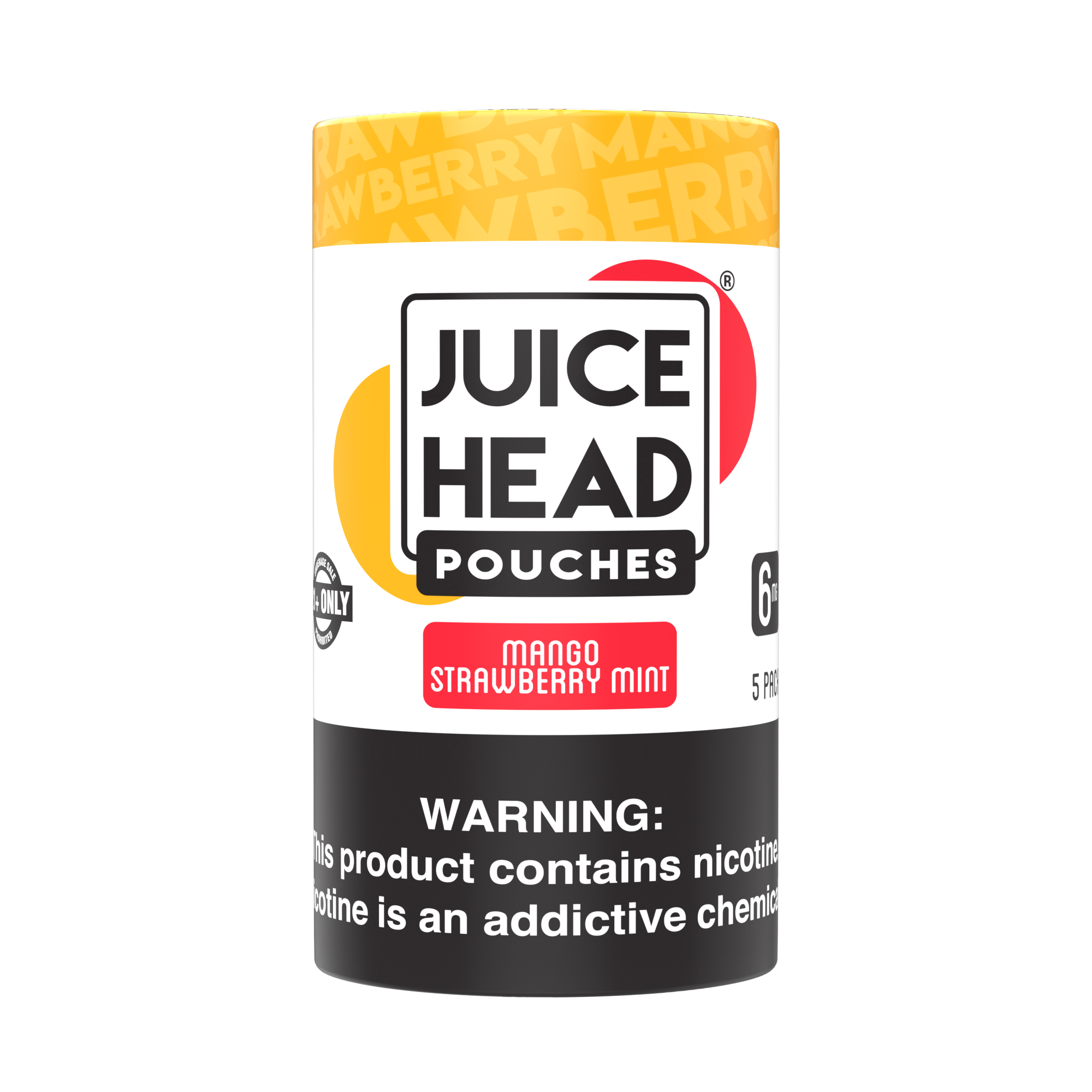JUICE HEAD POUCHES Mango Strawberry Mint 5Pack