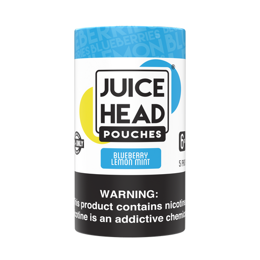 JUICE HEAD POUCHES - Blueberry Lemon Mint - 5-Pack